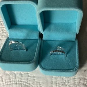NWT Sterling .925 silver band rings. Sz9